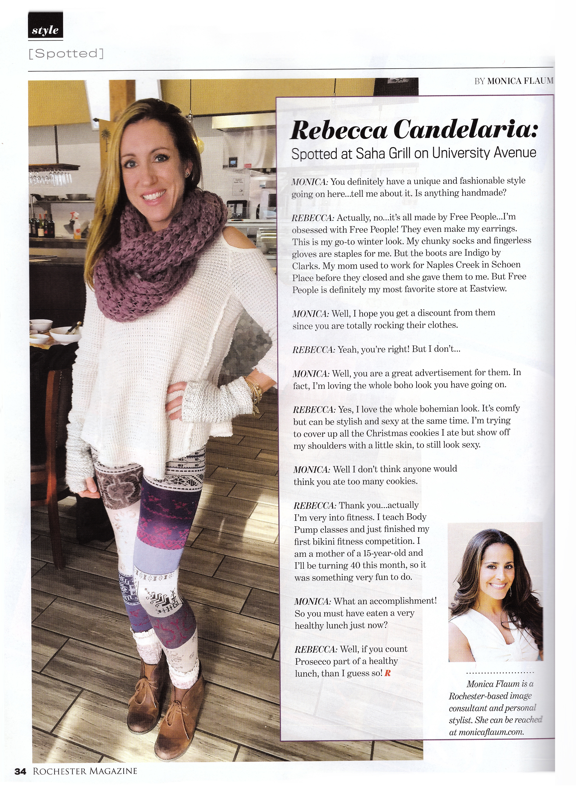 Monica Flaum Drab to Fab Makeover - Rochester Magazine October 2013